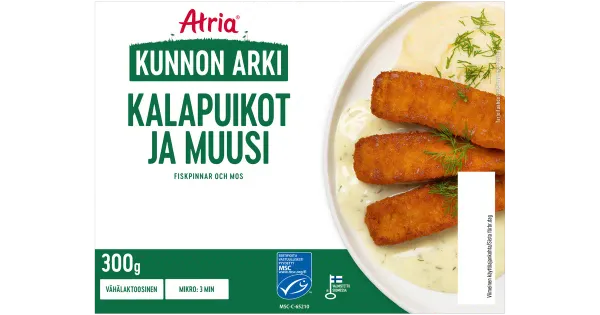 Atria Kunnon Arki kalapulgad kartulipüreega, 300 g