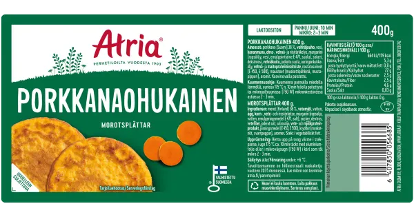 Atria Porgandipannkoogid 400g