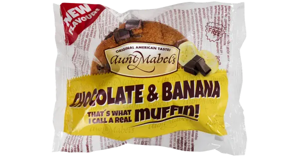 Aunt Mabel`s Šokolaadi-banaanimuffin 95 g