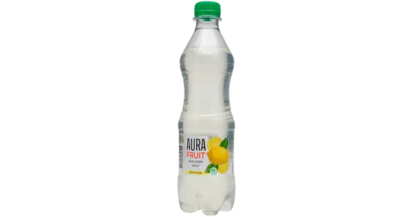 Aura Fruit sidruni maitsestatud vesi gaasiga 500 ml