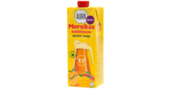 Aura Morsikas apelsini-mango mahlajoogikontsentraat 1L