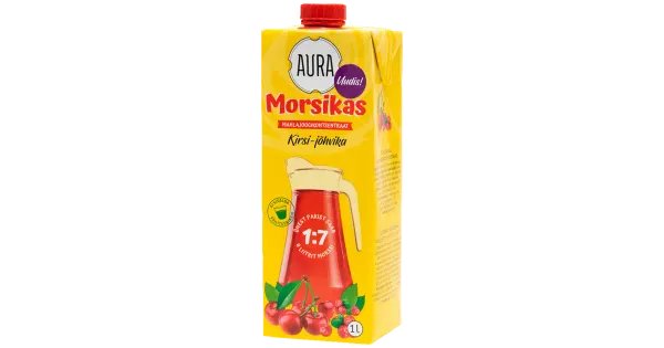 Aura Morsikas kirsi-jõhvika mahlajoogikontsentraat 1L