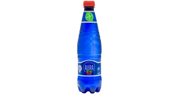 Aura Plus Pohlamaitseline kergelt gaseeritud vesi 500 ml