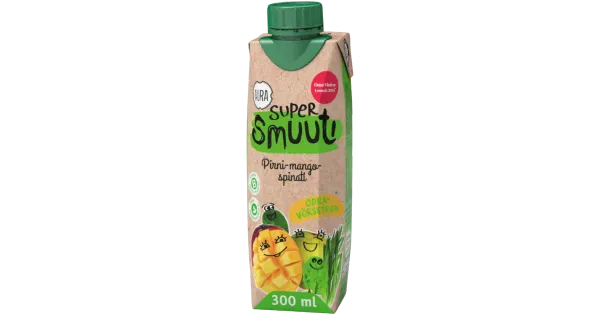 Aura Supersmuuti pirni-mango-spinati 300 ml
