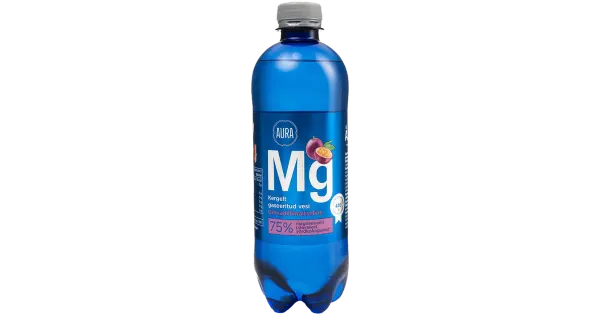 Aura Water Magneesiumi vesi gaasiga, Granadilli maitsega 500 ml