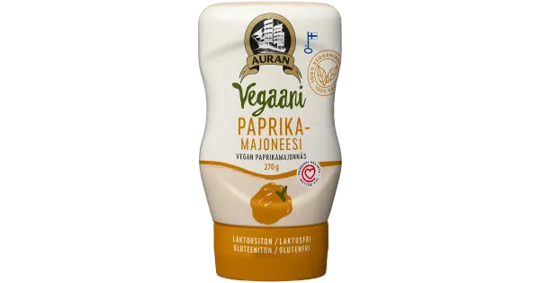 Auran veganmajonees paprikaga 270g