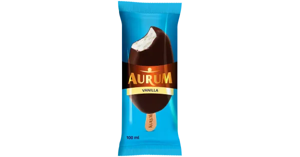 Aurum Vanillijäätis Kakaoglasuuriga 100 ml