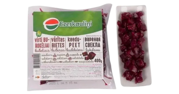 Aurutatud peedi kuubikud 400g