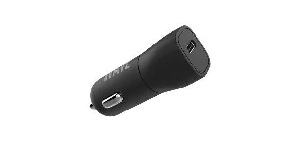 Autolaadija 1x USB Type-C 20W, must