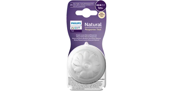 Avent Natural 3.0 pudelilutt, alates 1-elukuust, 2 tk