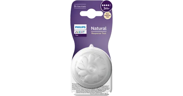 Avent Natural 3.0 pudelilutt, alates 3-elukuust, 2 tk