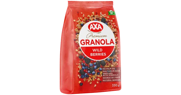 Axa premium müsli marjadega 330g