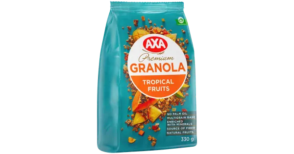 Axa premium müsli troopiliste viljadega 330g