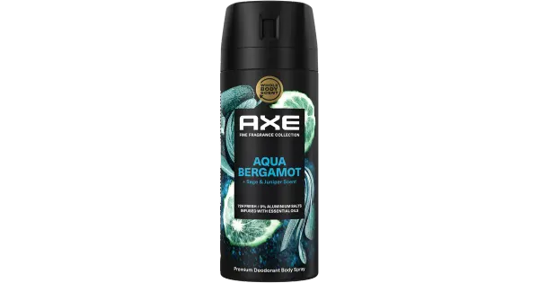 Axe spreideodorant Aqua Bergamot 150ml