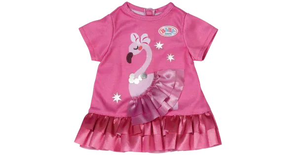 Babyborn kleit  flamingo 43 cm