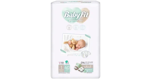 BABYFIT 40tk NEWBORN mähkmed lastele