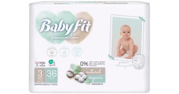 BABYFIT Midi-36tk püksmähkmed nr 3