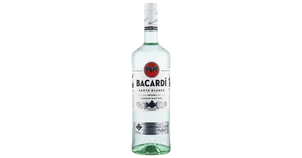 Bacardi Carta Blanca rumm 37,5%vol 1L