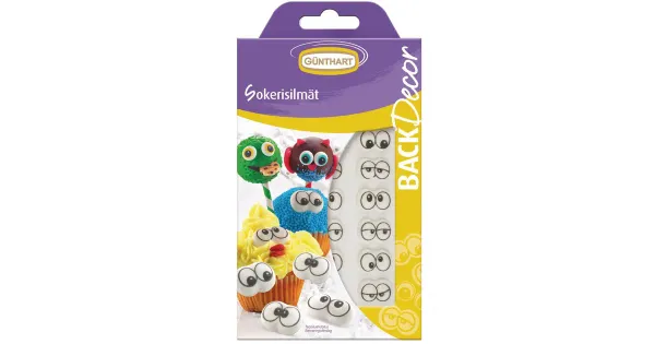 Backdecor günthart suhkrusilmad 12 g