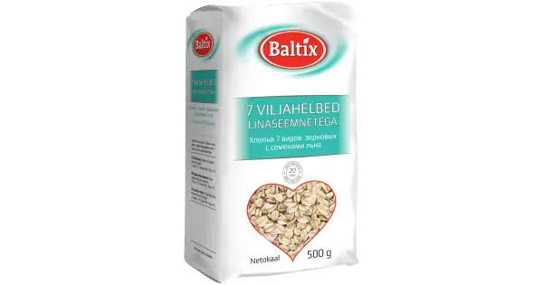 Baltix 7-viljahelbed linaseemnetega 500 g