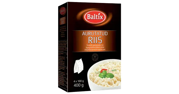 Baltix aurutatud riis 4 x 100 g