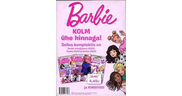 Barbie ajakirjade komplekt