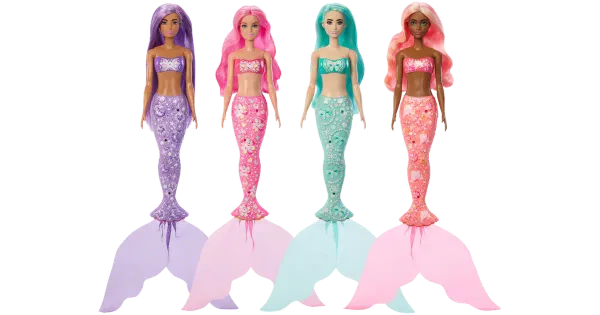 Barbie color reveal merineitsi aare
