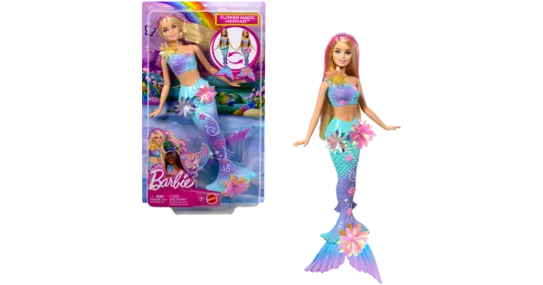 Barbie õitsev merineitsi - nukk lilla