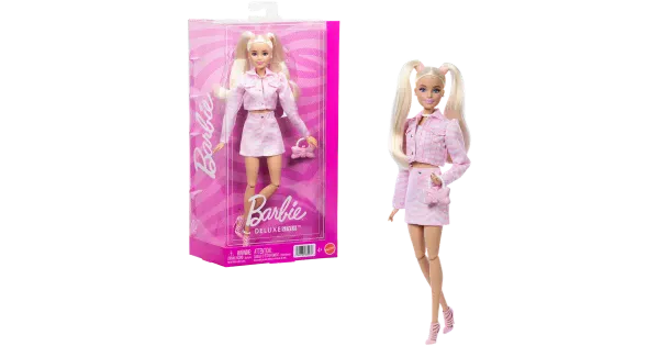 Barbie roosa teksajakk
