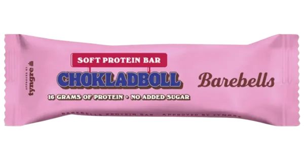 BAREBELLS Proteiinibatoon Soft Bar Chokladboll 55g