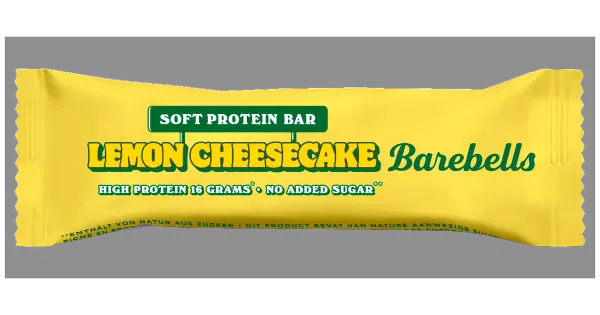 BAREBELLS Proteiinibatoon Soft Bar Lemon Cheesecake 55g