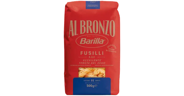 Barilla Al Bronzo durumnisust pasta fusilli, 500 g
