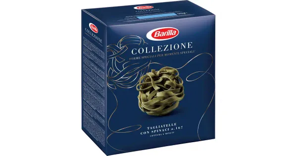 Barilla Collezione spinatiga tagliatelled, durumnisujahust pasta 500 g