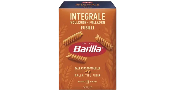 Barilla pasta Fusilli täistera, 500g