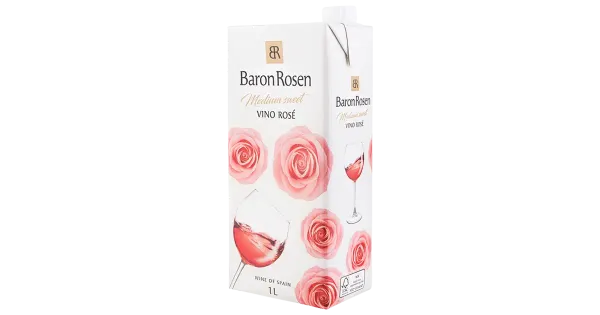Baron Rosen Vino Rose Medium Sweet vein 10%vol 1L