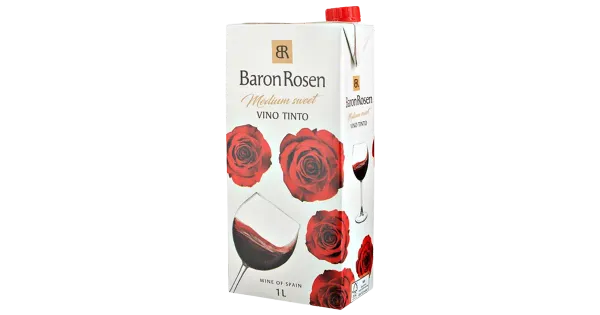 Baron Rosen Vino Tinto Medium-Sweet vein 12%vol 1L