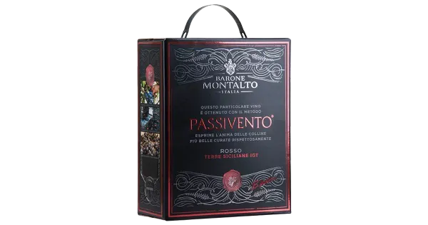 Barone Montalto Passivento Rosso kuivatatud viinamarjadest valmistatud vein 13,5%vol 3 l