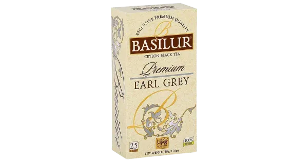 Basilur premium Earl Grey must tee, 25x 2 g