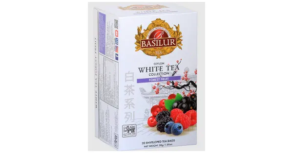 Basilur valge tee metsamarja 20tk