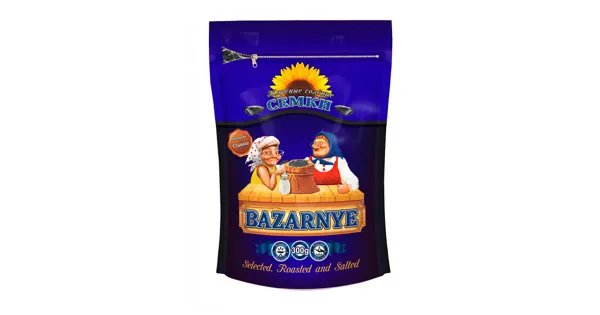 Bazaro mustad soolased päevalilleseemned 300g