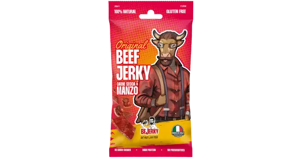 BeJerky Veiseliha vinnutatud snäkk original 25 g