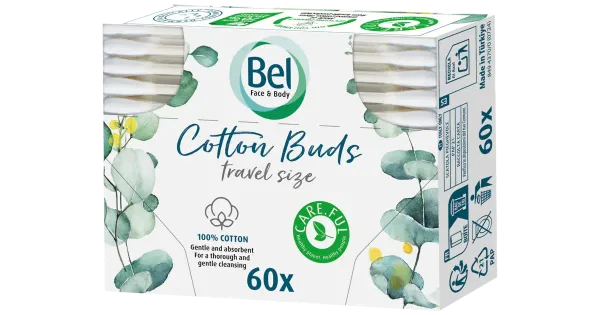 Bel Face&Body vatitikud reisipakendis 60tk