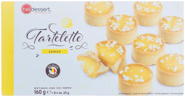 BelDessert Külmutatud Mini Tartlett Sidruniga 8x20 g