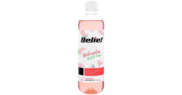 BELIEF  gaseeritud Arbuusimaitseline madala kalorsusega jook 530ml PET+pant B