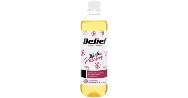 BELIEF gaseeritud Passionimaitseline madala kalorsusega jook 530ml PET+pant B