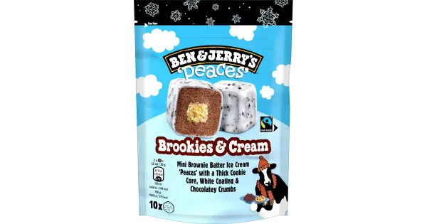 Ben ja Jerry's Brookies Ja Cream Jäätis 10 Tk160ml/150 g