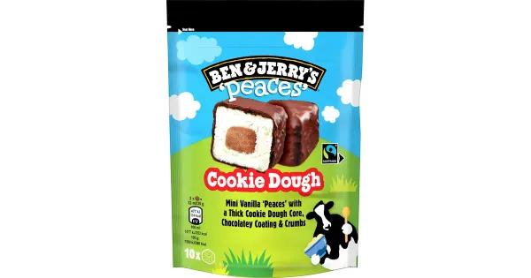 Ben ja Jerry's Küpsisetükkidega jäätiste multipakk 10tk 160 ml/150 g