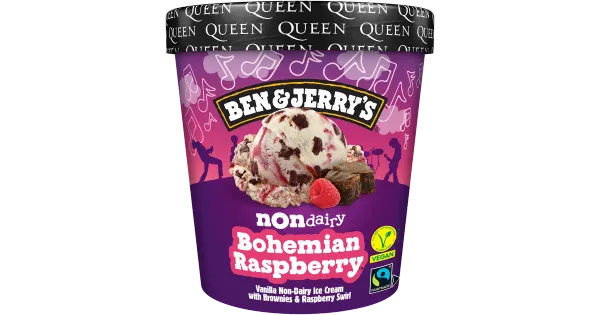 Ben ja Jerry's Non-Dairy Bohemian Rasberry jäätis 465ml/403 g