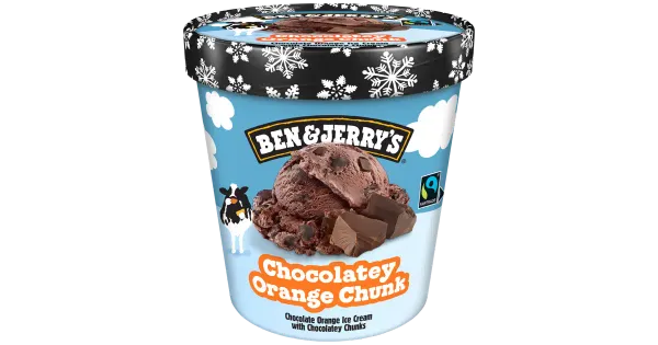 Ben ja Jerry´s Šokolaadi Apelsini jäätis Šokolaadi tükkidega  399 g