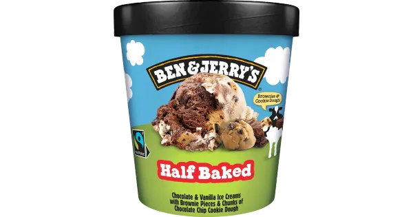 Ben ja Jerry's Šokolaadi-Vanillijäätis Küpsise ja Šokolaaditükkidega 465ml/406 g